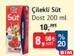 DOST ÇİLEKLİ SÜT 200 ML